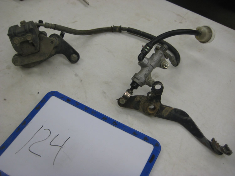 YAMAHA BLASTER YFS 200 PARTS *** Custom Rear Disc Brake Assembly master